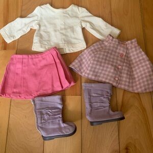 American Girl Cozy Plaid Outfit